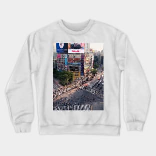 Shibuya Crossing at Dusk Crewneck Sweatshirt